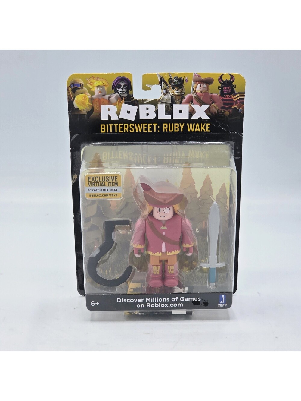 *RARE* Roblox Ruby Wake Figure Exclusive Virtual Item Celebrity Collection